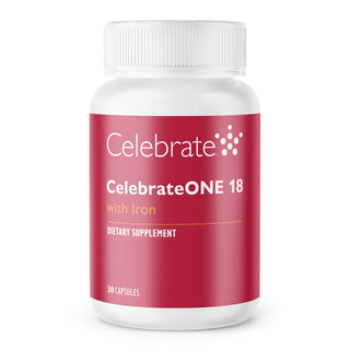 CelebrateONE 18 Bariatrický multivitamin se železem jednou denně, kapsle