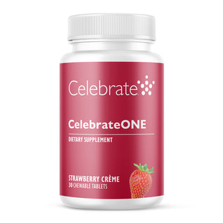 CelebrateONE Bariatrický multivitamin bez železa, žvýkací, jednou denně