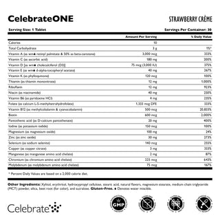 CelebrateONE Bariatric One A Day Multivitamin, bez železa 