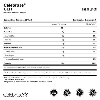 Celebrate® CLR 20g proteinová voda