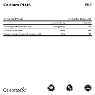 Calcium PLUS - Tableta s citrátem vápenatým 