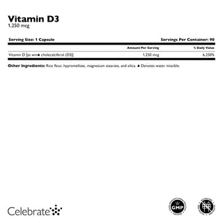 Vitamin D3 1.250mcg (50.000 IU), kapsle