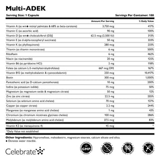 Multi-ADEK Vitamin bez železa, kapsle