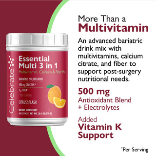 Essential Multi 3 v 1 multivitamín s vápníkem, nápojová směs
