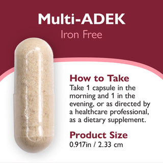 Multi-ADEK Vitamin bez železa, kapsle