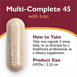 Multi-Complete 45 Bariatrický multivitamin se železem, kapsle