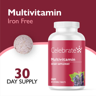 Bariatrický multivitamin bez železa, žvýkací