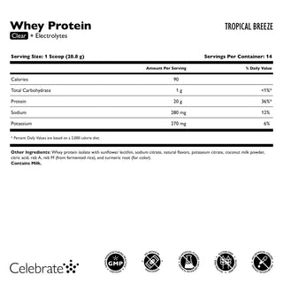 Celebrate Clear syrovátkový protein + elektrolyty 