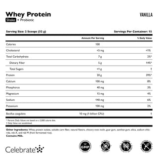 Celebrate® ReBuild Protein + Probiotikum, prášek