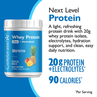 Celebrate Clear syrovátkový protein + elektrolyty 