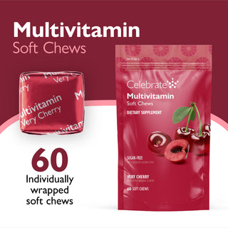 Bariatrický multivitamin bez železa, měkké žvýkací tablety