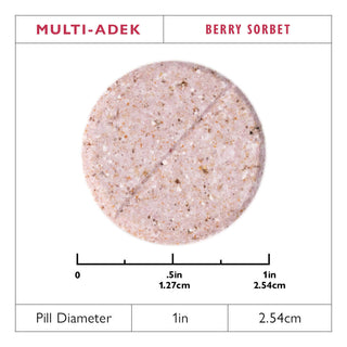 Multi-ADEK Chewable Vitamin, Iron Free, Berry Sorbet