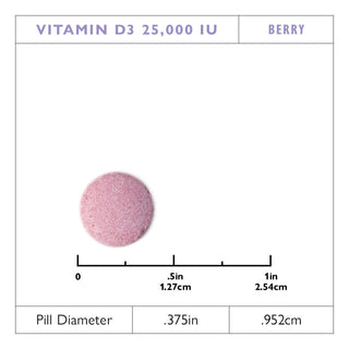 Witamina D3 625mcg (25.000 IU) Quick-Melt 